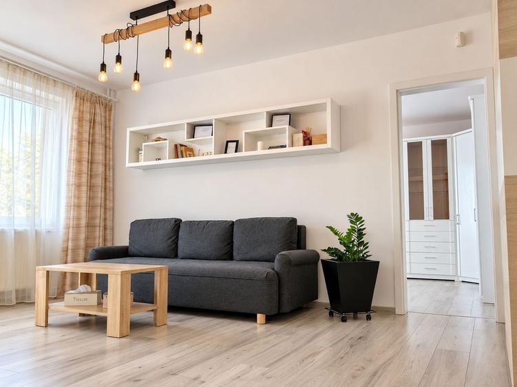 Apartament cu 2 camere semidecomandat, mobilat în Take Ionescu