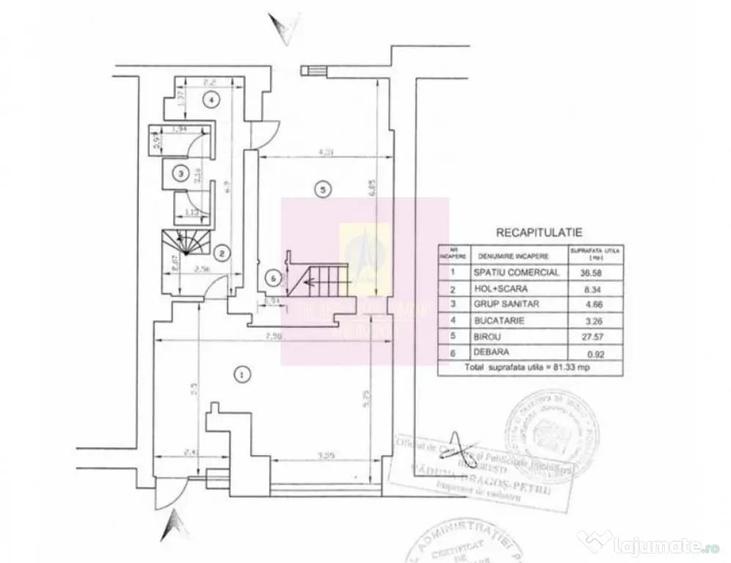 Spațiu comercial, de 128 mp, în Unirii