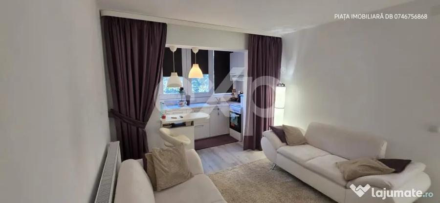 Apartament cu 2 camere semidecomandat în Central