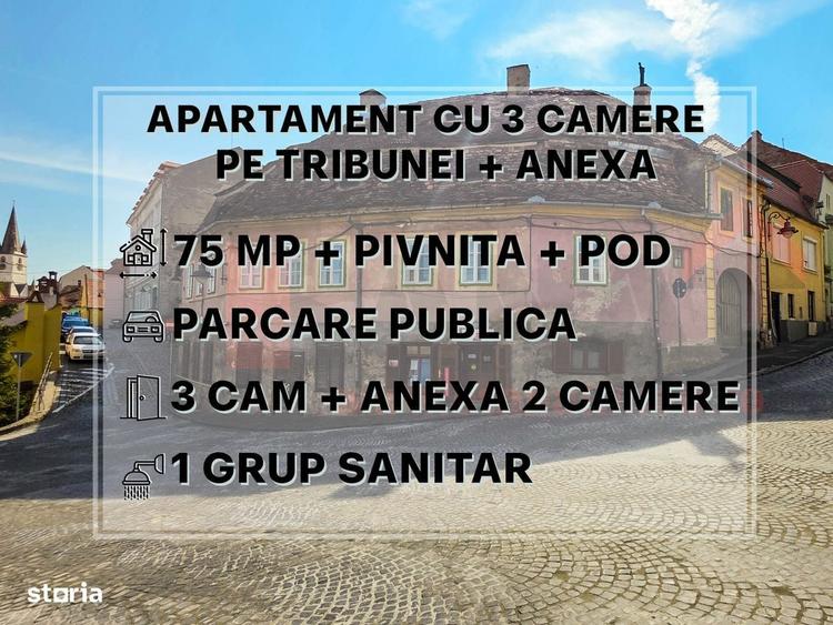 Ap. 3 Camere + Anexa | Eleganta autentica pe Strada Tribunei | VIDEO - 1