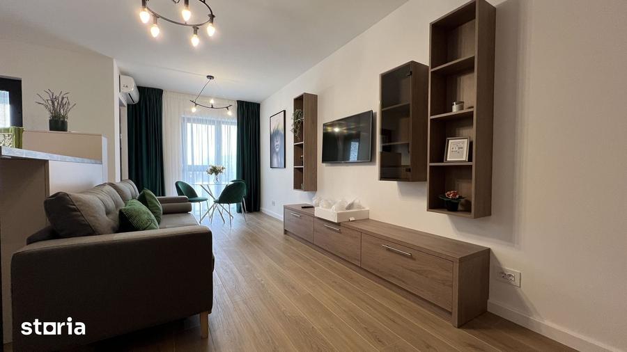 Apartament cu 2 camere decomandat, mobilat în Pajura