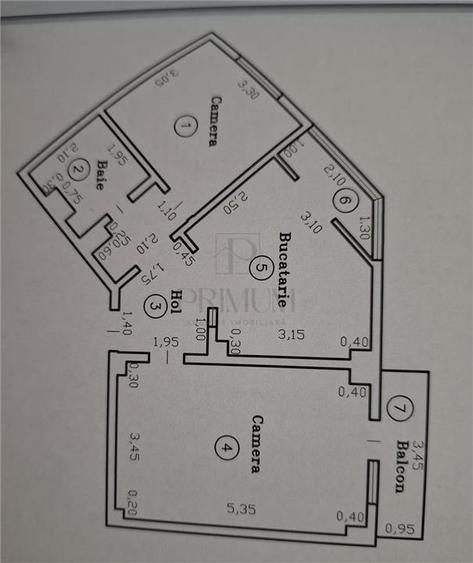Apartament cu 2 camere decomandat, mobilat în Dâmbovița