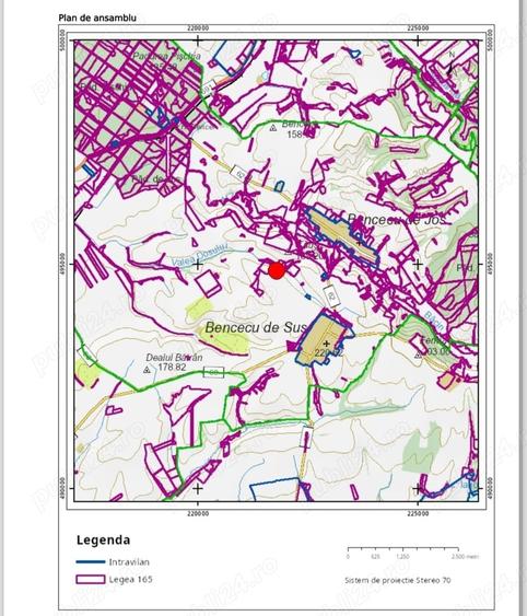 Teren de 200000 mp, în Bencecu de Sus