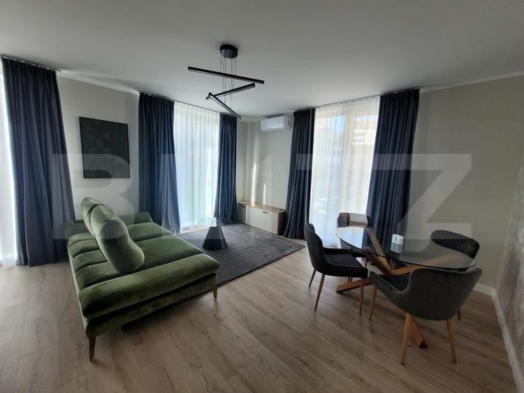 Apartament cu 2 camere semidecomandat, mobilat în Grigorescu