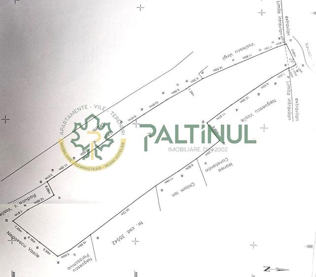 Teren agricol intravilan de 2700 mp, în Bărbătești