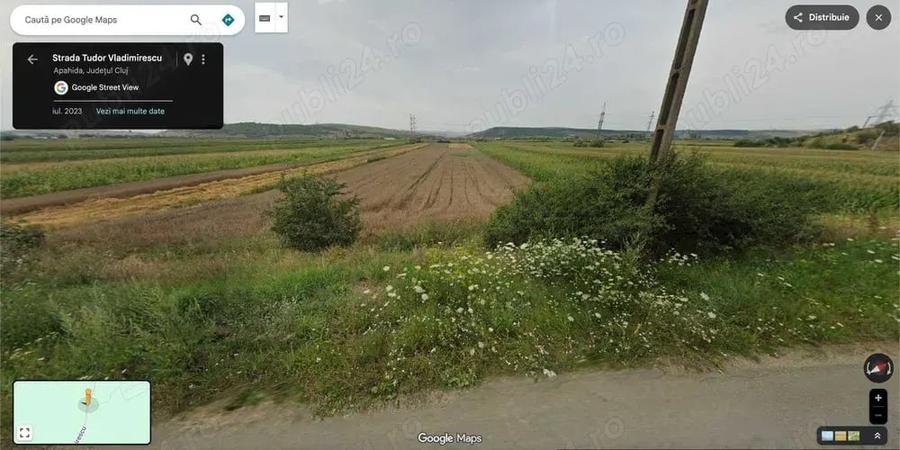 Teren de 725 mp, în Apahida