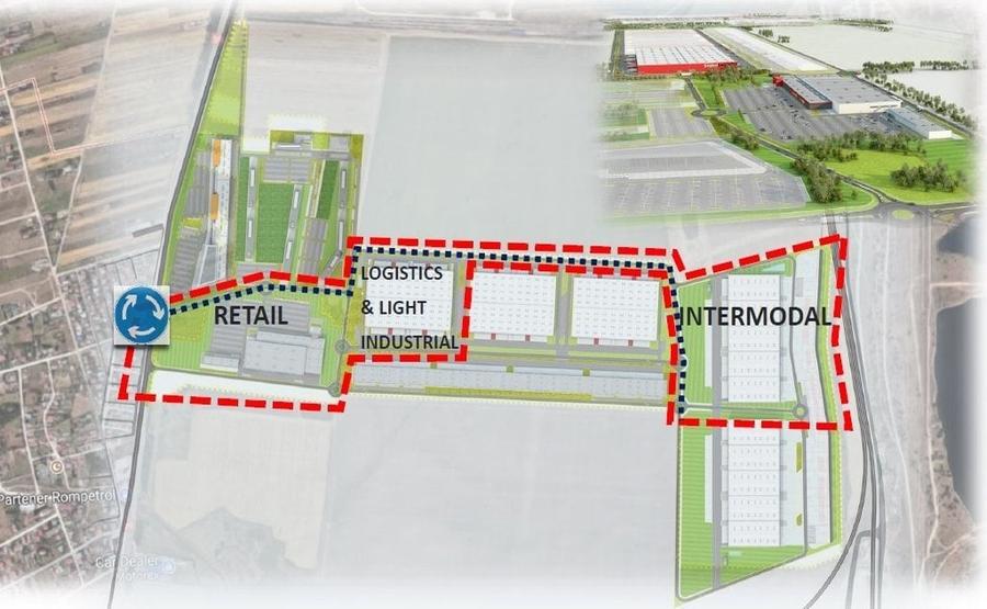 Spațiu industrial, de 20,400 mp, în Sud
