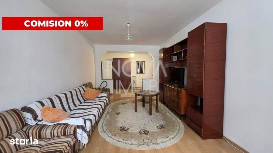 Apartament cu 2 camere semidecomandat în Central