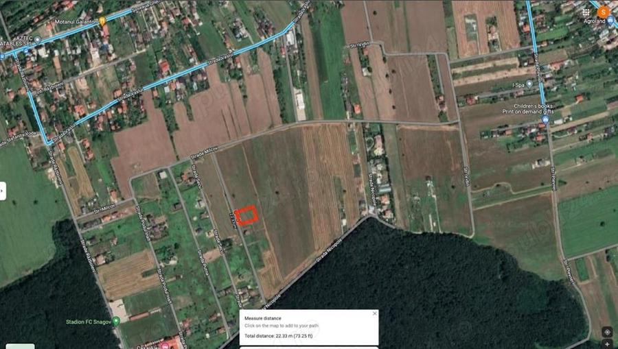 Teren de 500 mp, în Ghermănești