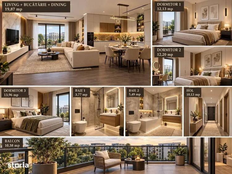 Apartament cu 4 camere în Theodor Pallady