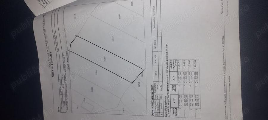 Teren de 3200 mp, în Central