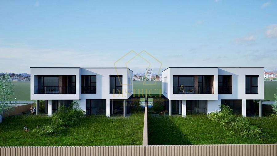 Duplex cu 4 camere cu Canalizare în Dumbrăvița