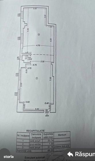 Spațiu comercial, de 67 mp, în Păcurari