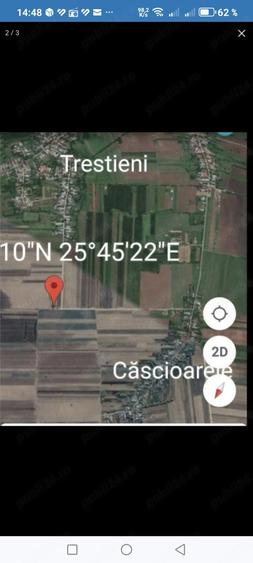 Teren de 2500 mp, în Trestieni