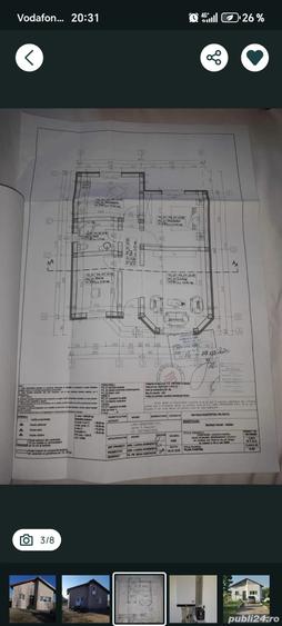 Casă cu Teren 2300 Mp în Cartojani