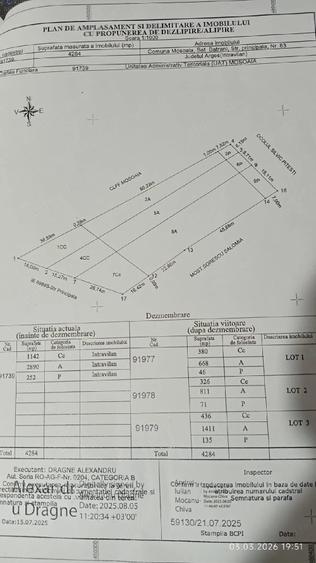 Teren de 600 mp, în Exterior Vest
