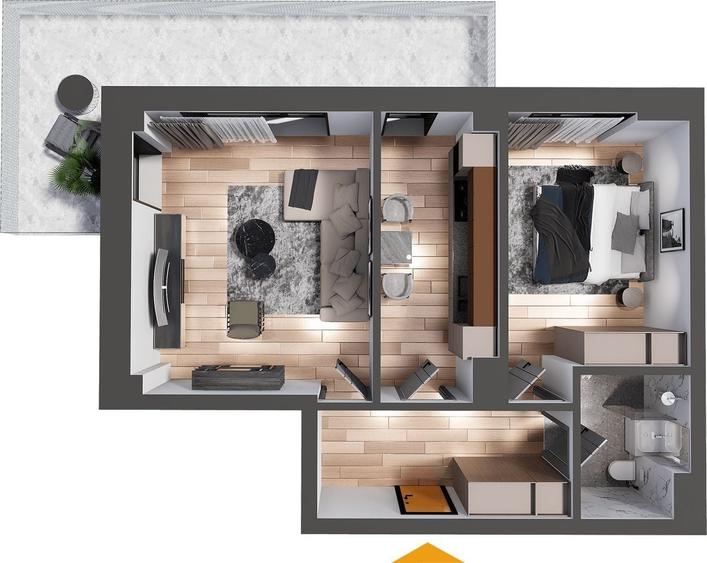 Dezvoltator Apartament 2 cameretip 2DB Home Residence fara comision - 7