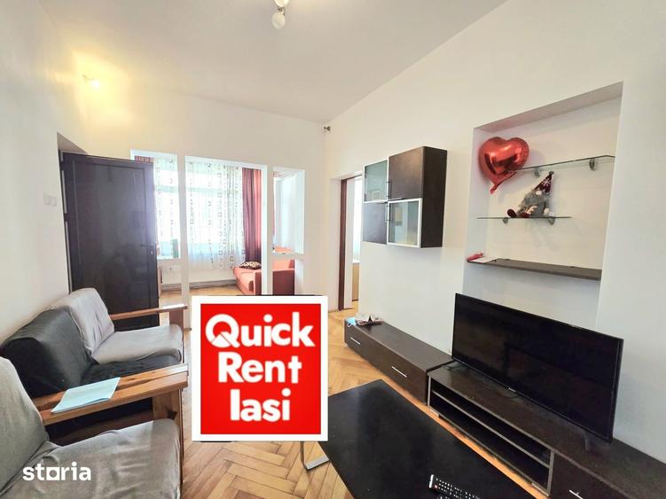 Apartament cu 2 camere semidecomandat în Ultracentral
