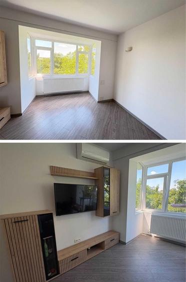 Apartament cu 3 camere semidecomandat în Cina