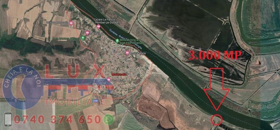 Teren agricol extravilan de 3000 mp, în Mahmudia