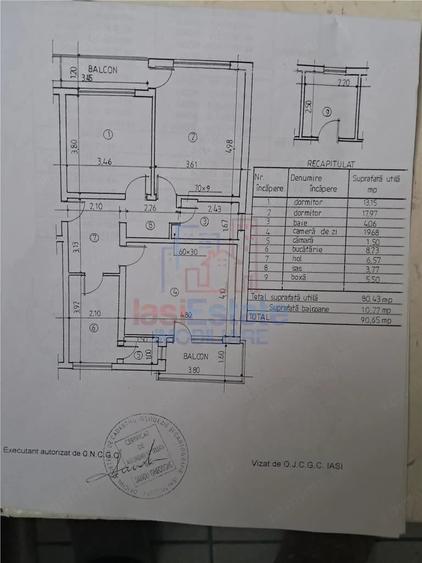 Apartament cu 3 camere în Copou