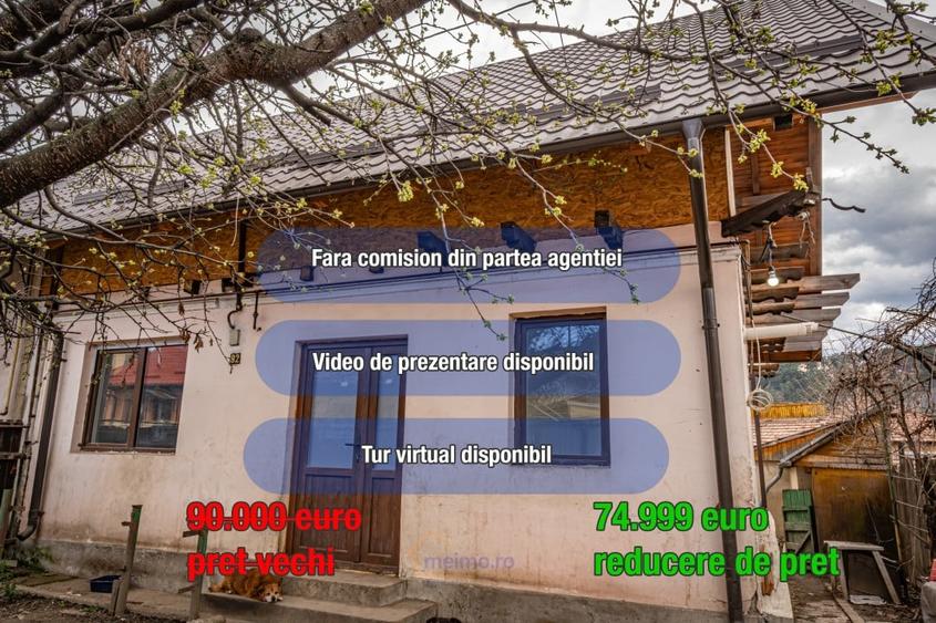 Casă cu 3 camere cu Teren 400 Mp în Comănești