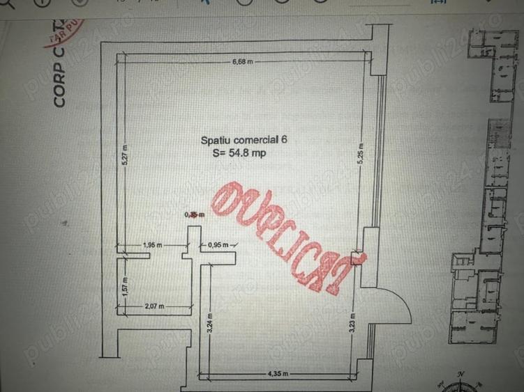 Spațiu comercial, de 55 mp, în Militari