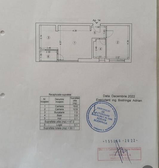Apartament cu 2 camere, mobilat în Băneasa