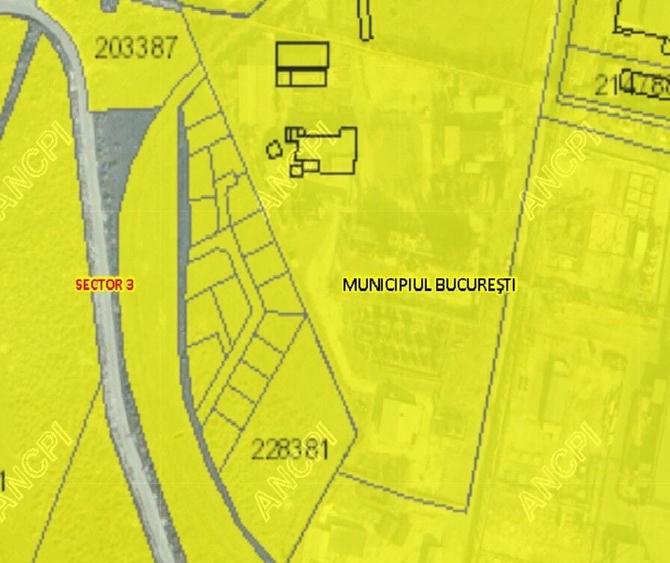 Teren Construcții intravilan de 374 mp, în Theodor Pallady