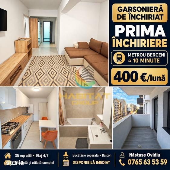 Garsonieră decomandată în Central