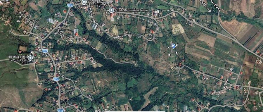 Teren de 4000 mp, în Deleni