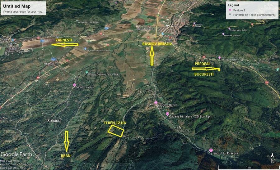 Teren Construcții extravilan de 126000 mp, în Glăjărie
