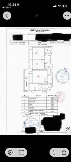 Apartament cu 3 camere decomandat în Berceni