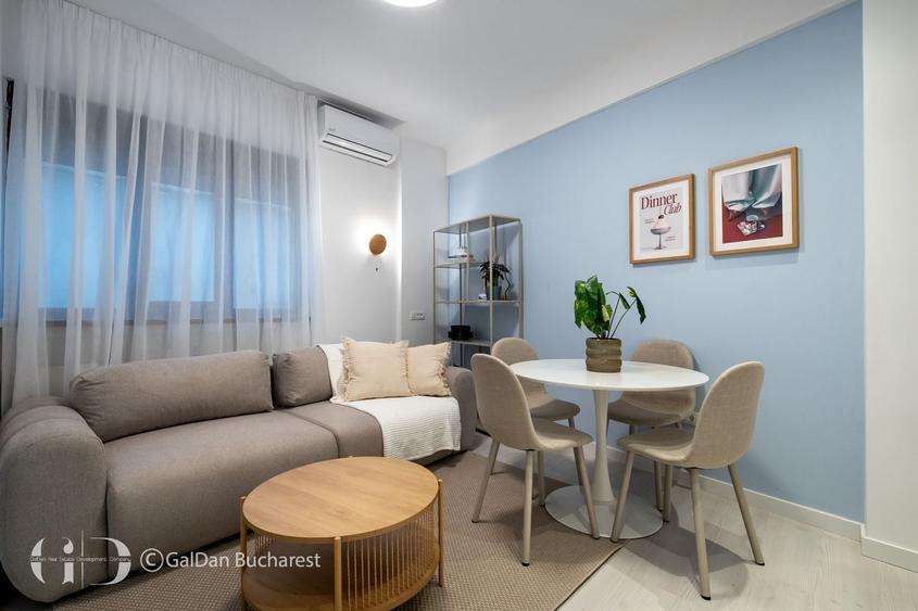 Apartament cu 2 camere, mobilat în Calea Victoriei
