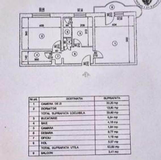 Apartament cu 2 camere decomandat, mobilat în 13 Septembrie