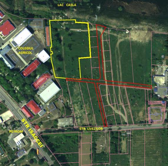 Teren Construcții intravilan de 9000 mp, în Vest