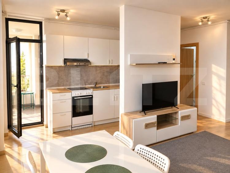 Apartament cu 2 camere semidecomandat, mobilat în Torontalului