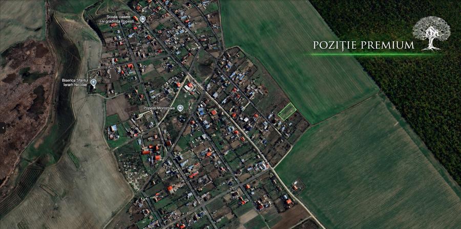 Teren Construcții intravilan de 1621 mp, în Frumușani