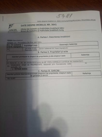 Spațiu comercial, în Porumbacu de Sus