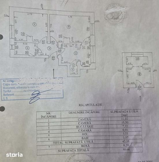 Apartament cu 2 camere decomandat în Titan