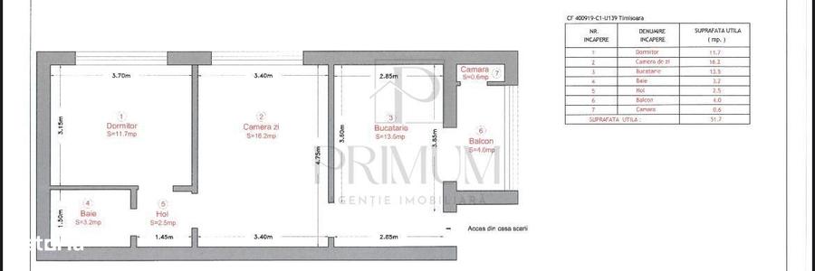 Apartament cu 2 camere semidecomandat în Ultracentral