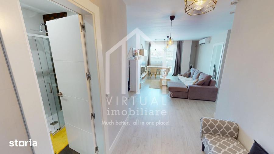 Apartament cu 3 camere, mobilat în Turnișor