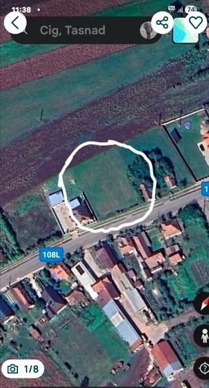 Teren Construcții intravilan de 1639 mp, în Cig