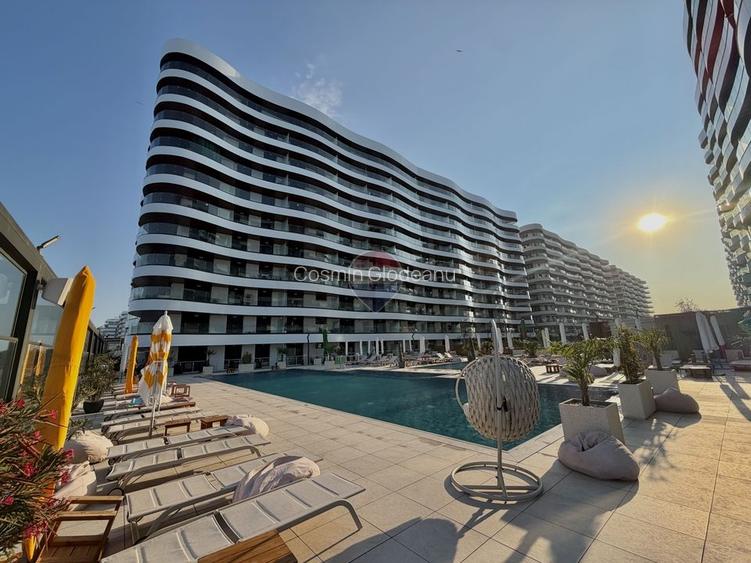 Imobil cu terasa dubla | prima linie la mare | Complex cu piscina