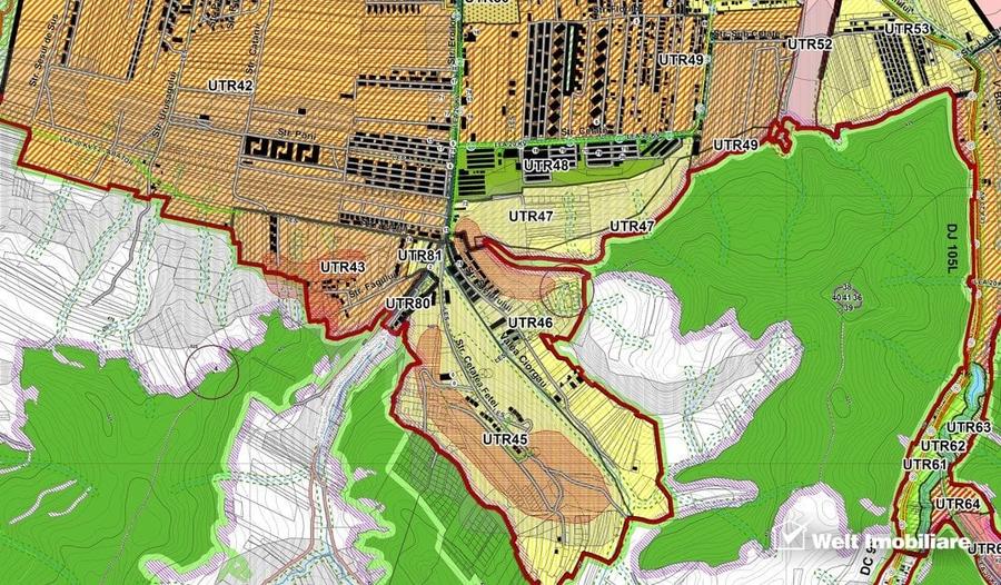 Teren Construcții intravilan de 7850 mp, în Florești