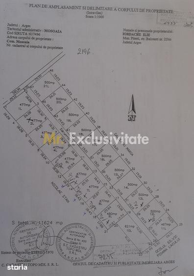 Parcele teren intravilan Mosoaia , str Piscul Priboi- Arges! - 1