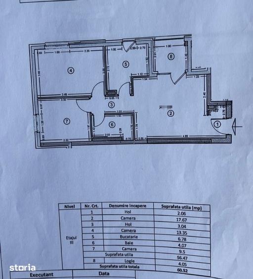 Apartament cu 3 camere în Șega