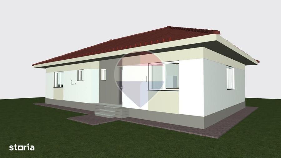 Casă cu 4 camere în Hălchiu