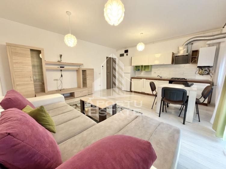 Apartament cu 2 camere semidecomandat, mobilat în Giroc — fotografia 1