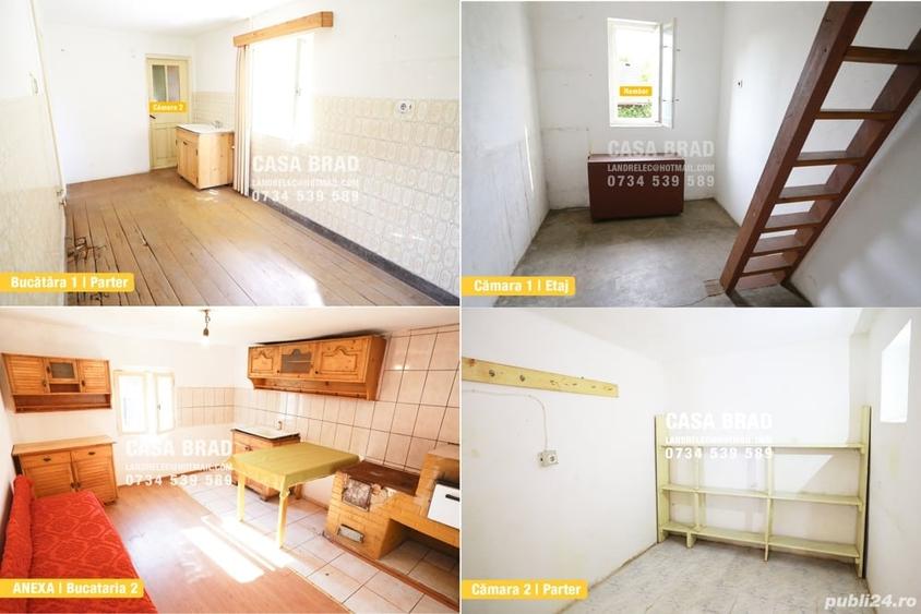 Casă cu 5 camere cu Teren 1373 Mp în Brad